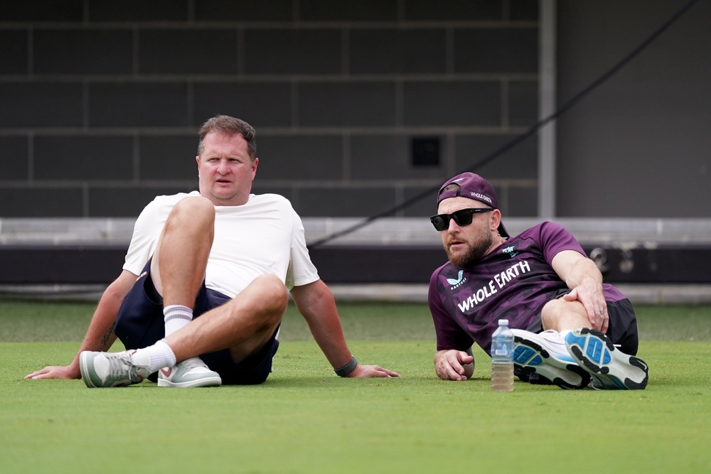 Rob Key (left) and Brendon McCullum (right) have discussed the team’s curfew (Robbie Stephenson/PA) (PA Wire)