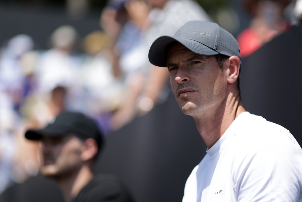 Andy Murray watched on in Eastbourne (Steven Paston/PA) (PA Wire)