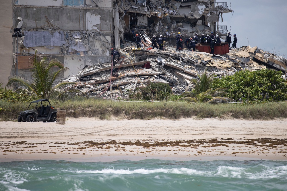 The National Institute of Standards and Technology, an agency within the Commerce Department, is currently investigating the Champlain Towers South collapse (Getty Images)