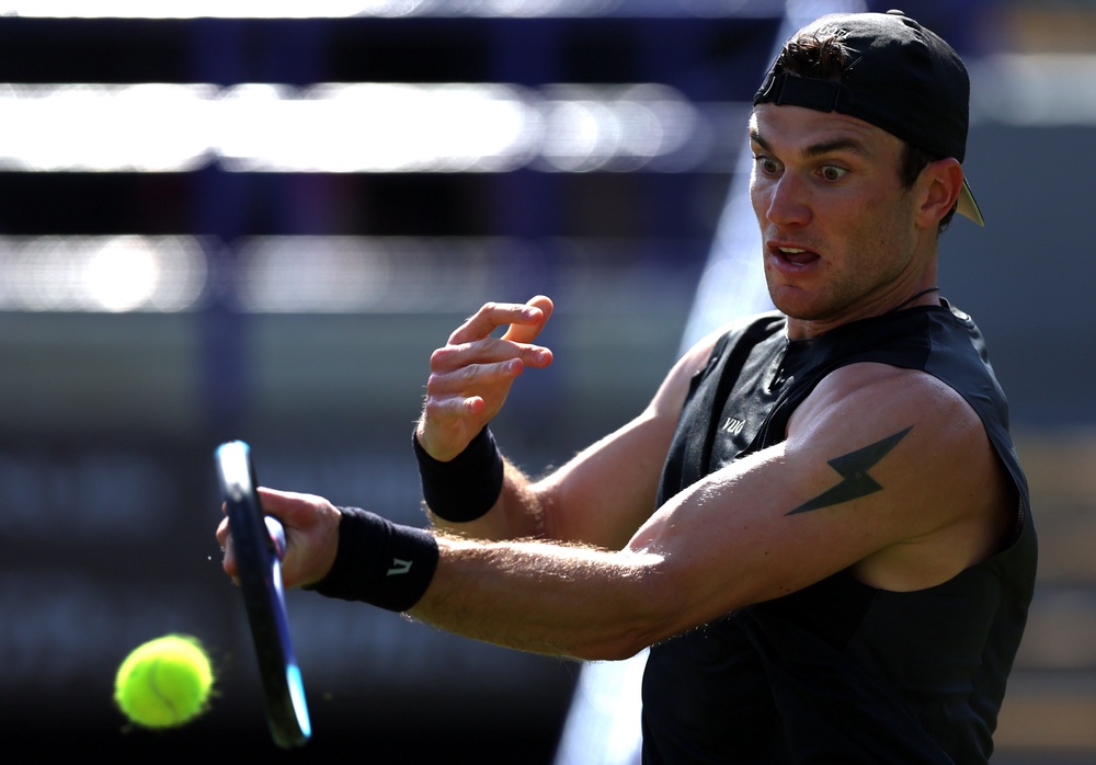 Britain’s Jack Draper played only his 11th match since last year’s Wimbledon (Steven Paston/PA) (PA Wire)