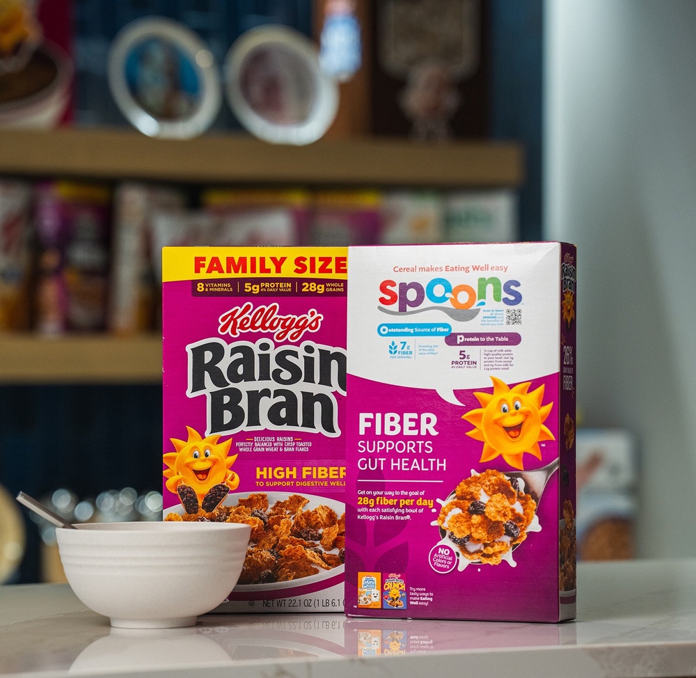 Bran cereals are high in fiber and can help manage blood sugar, pressure, and cholesterol levels (Kellogg's)