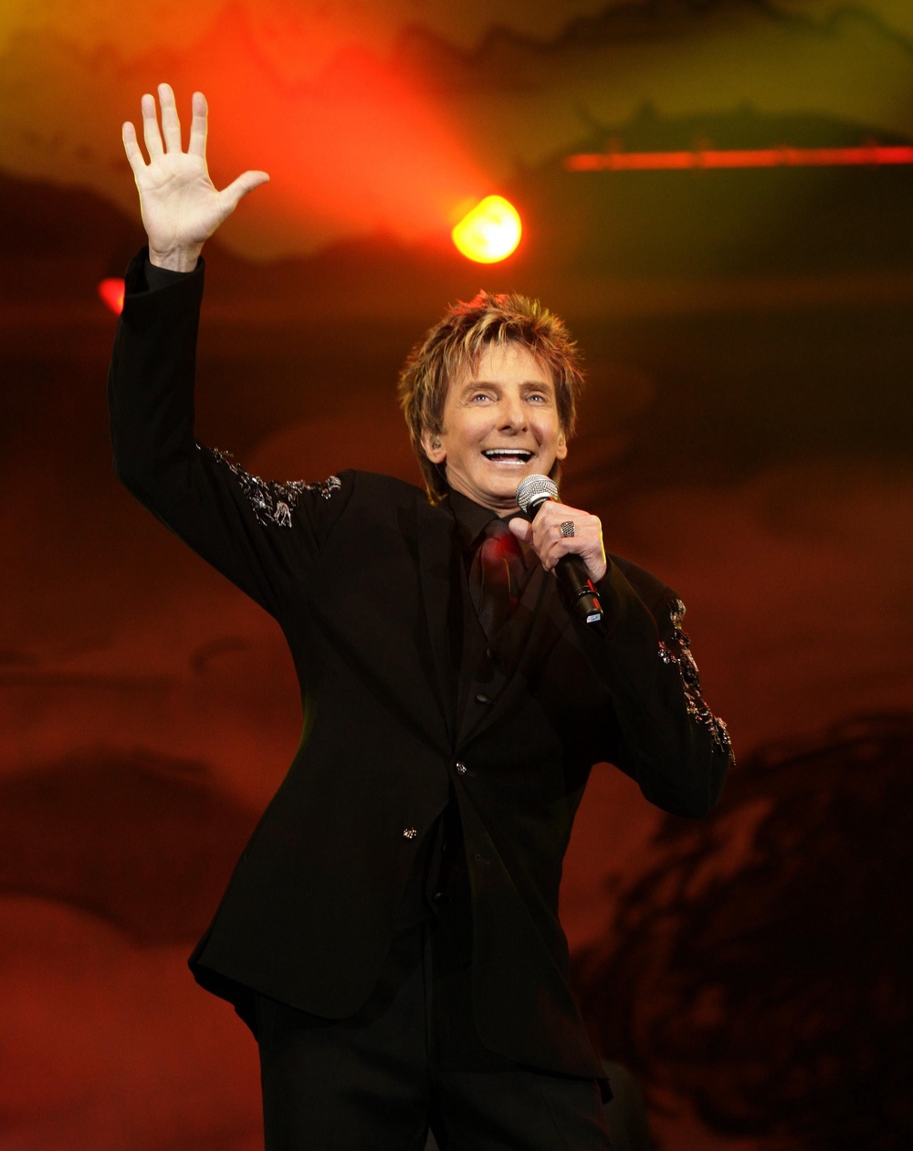 Barry Manilow on stage at the BBC Proms in the Park (Yui Mok/PA) (PA Archive)
