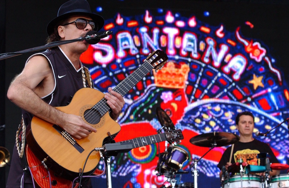 Guitar legend Carlos Santana performs in London (Andy Butterton/PA) (PA Archive)