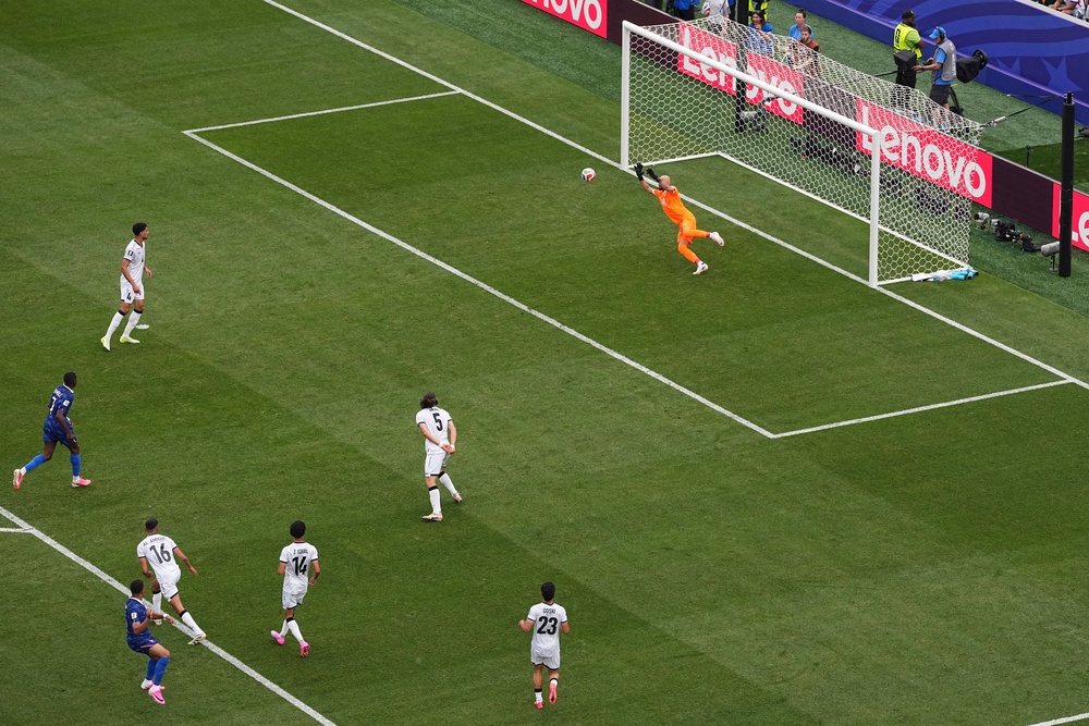 Mbappe's opening goal was the 15th that he's scored in World Cups (AP)