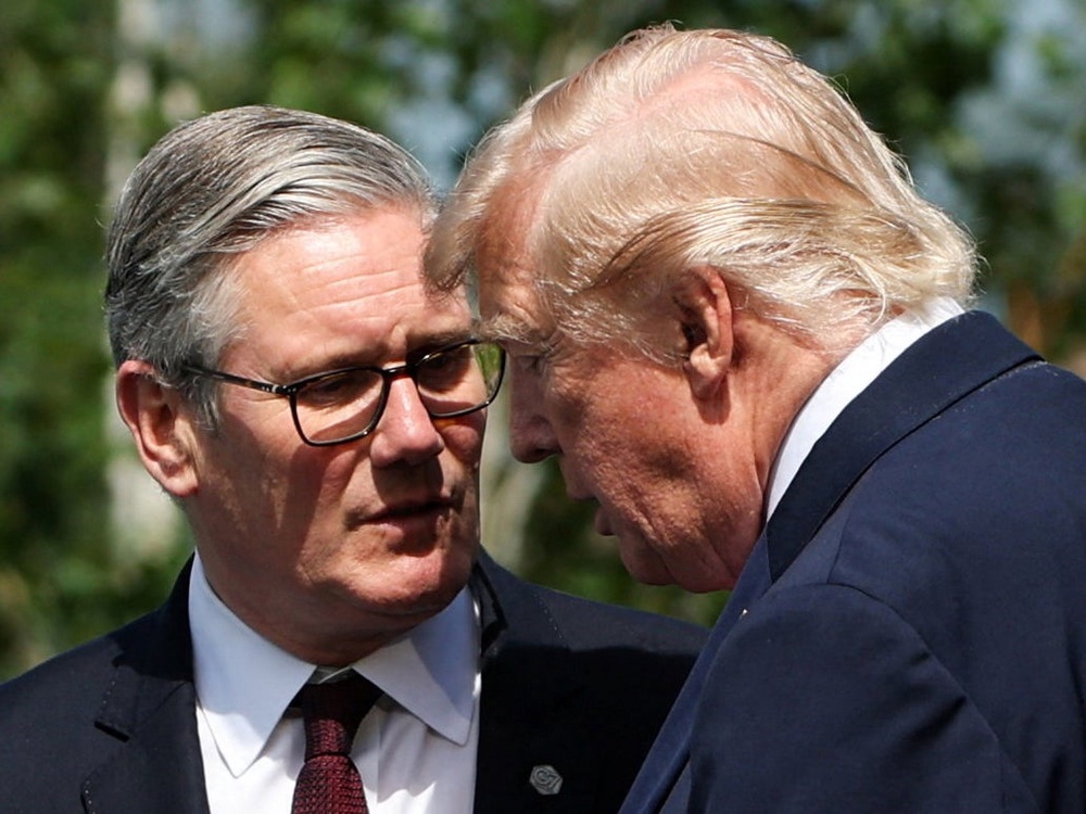 The Prime Minister (left) has had a fraught relationship with Donald Trump (Isabel Infantes/PA) (PA Wire)