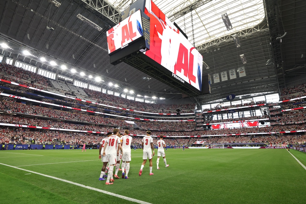 Inside the AT&T Stadium in Dallas where England played Croatia (Getty)