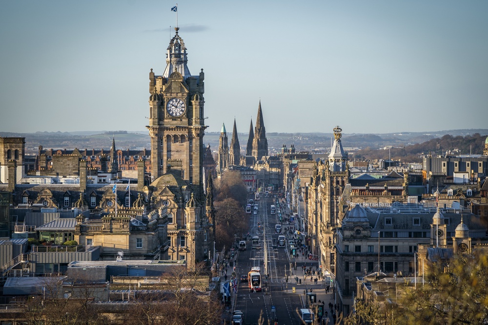 Edinburgh was Scotland’s top-performing city for foreign investment (Jane Barlow/PA) (PA Archive)