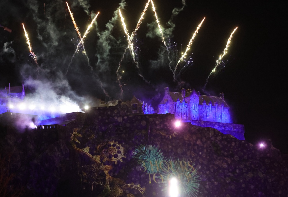 Underworld will provide a live soundtrack to the fireworks display above Edinburgh Castle (Steve Welsh/PA) (PA Wire)