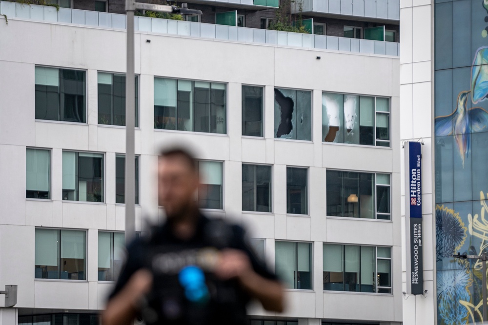 The shooting is being considered a domestic case rather than a potential terror threat, and a police watchdog is investigating how a civilian was killed during the incident (Getty)