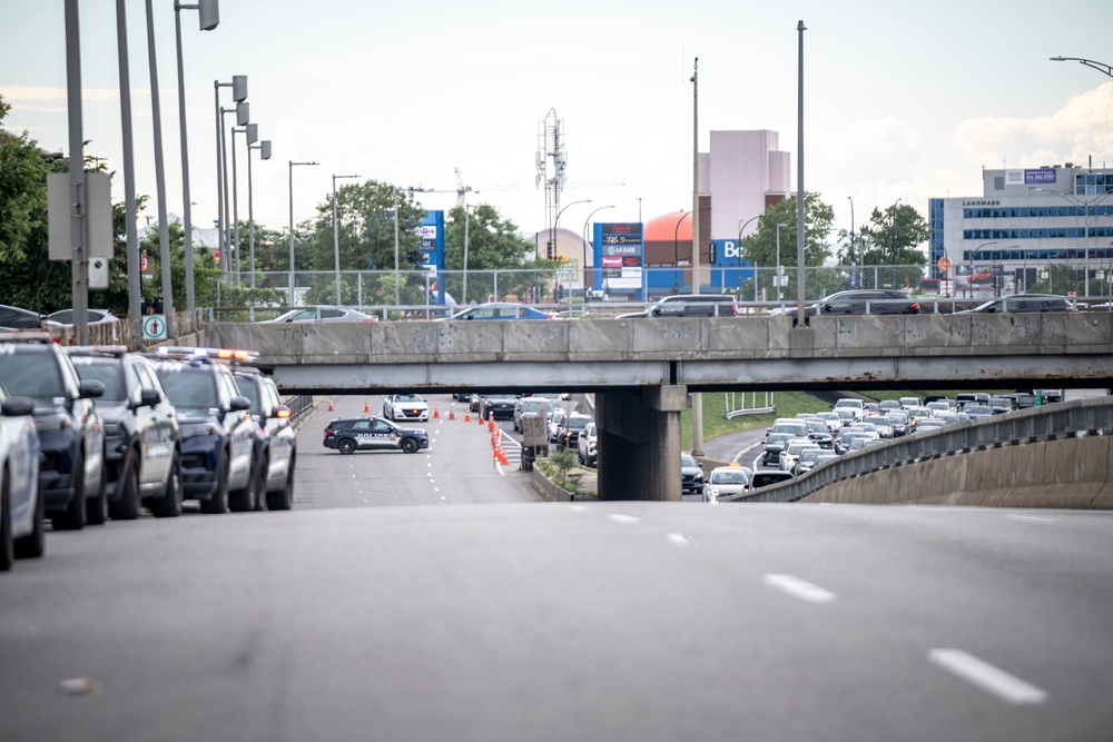 Monday’s shooting marks the first time in 24 years that a Montreal police officer has been killed while in the line of duty (Getty)