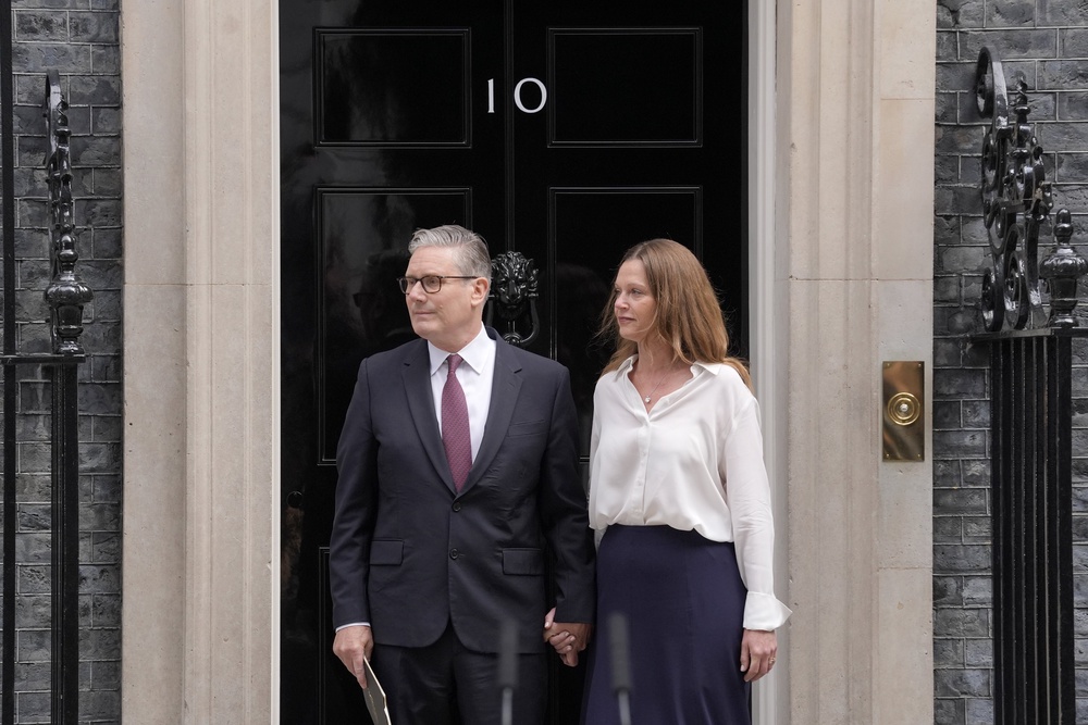Sir Keir Starmer announced he was standing down on Monday in an emotional statement outside No 10