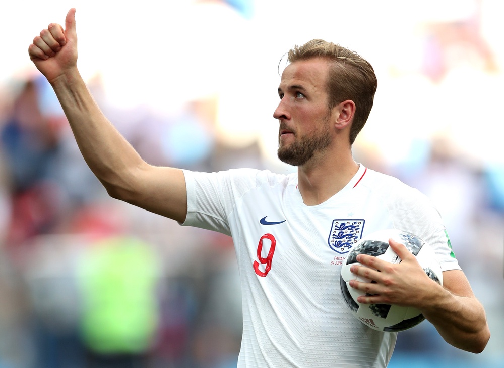 Harry Kane, June 24, 2018 in Nizhny Novgorod, Russia (Getty Images)