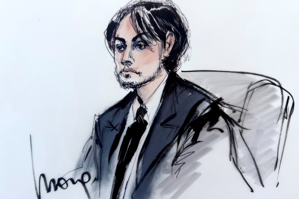 Jonathan Rinderknecht, accused of deliberately setting a blaze that grew into one of the deadliest and most destructive wildfires on record in the Pacific Palisades neighborhood, attends his trial at federal court in Los Angeles (Reuters)