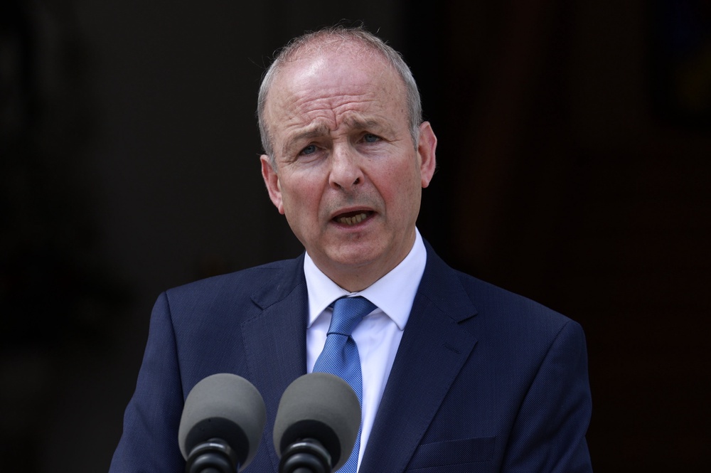 Taoiseach Micheál Martin has described the crimes committed by Jeffrey Donaldson as ‘evil’ (Conor O Mearain/PA) (PA Wire)