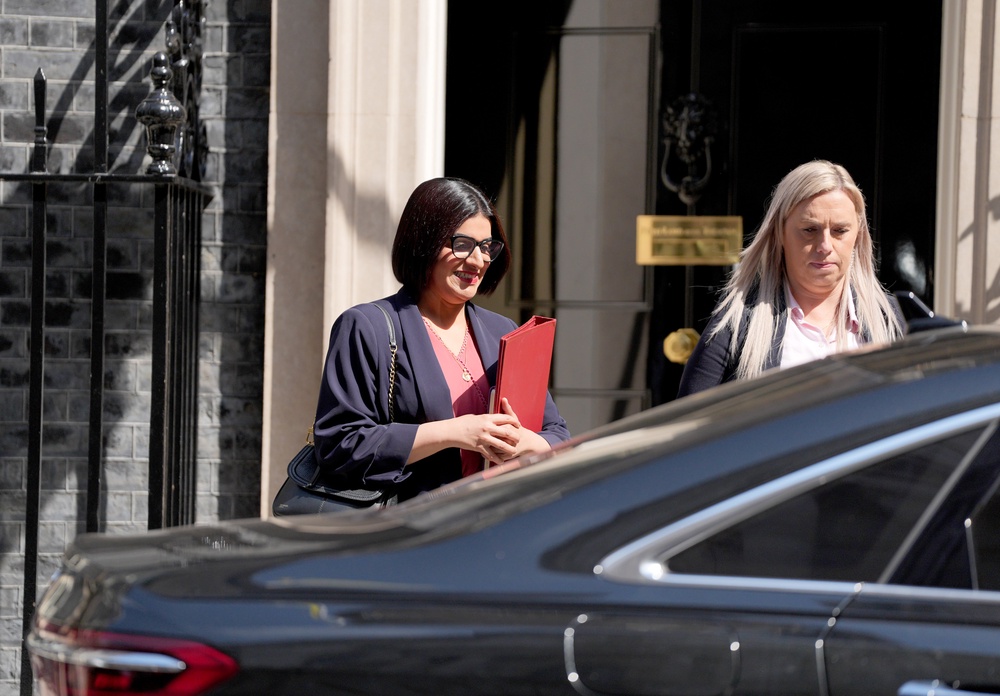 Home secretary Shabana Mahmood leaves 10 Downing Street following a cabinet meeting on Tuesday (PA)