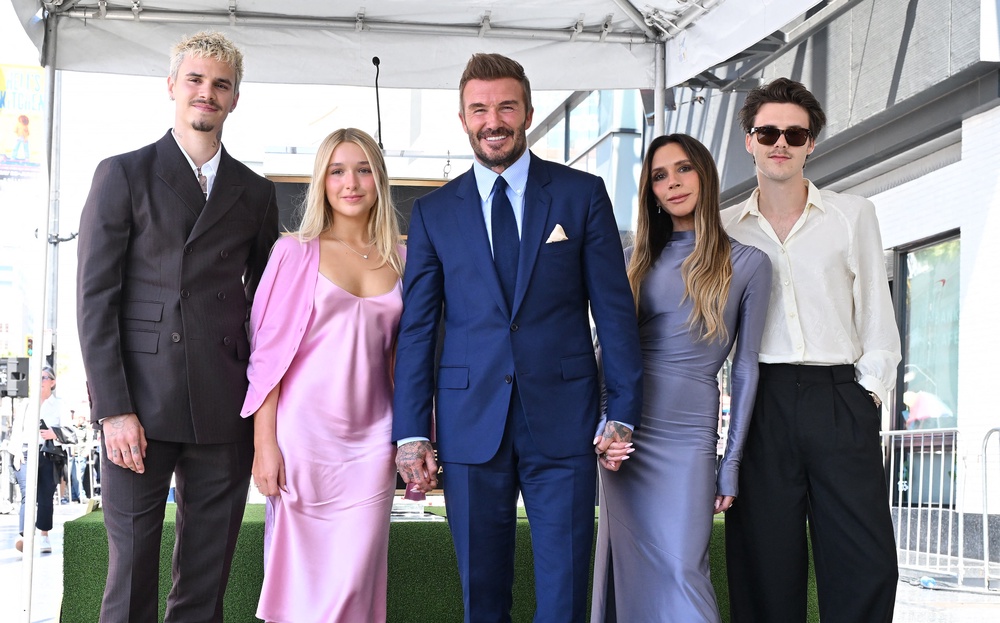 Romeo is the second-eldest son of David and Victoria Beckham (AFP/Getty)
