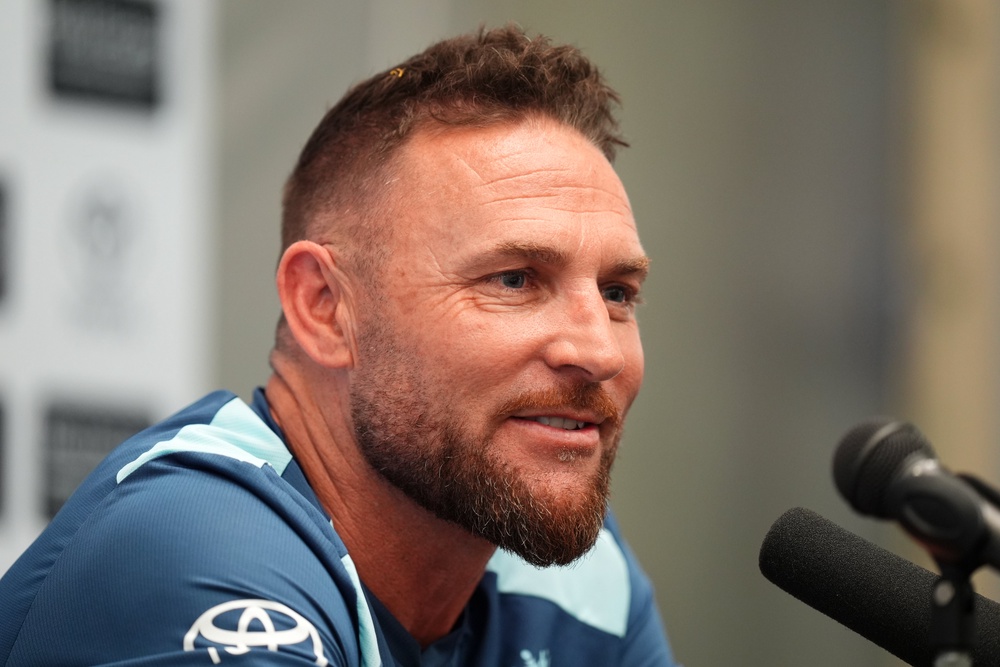 Brendon McCullum is confident he and Stokes remain on the same page (PA Wire)