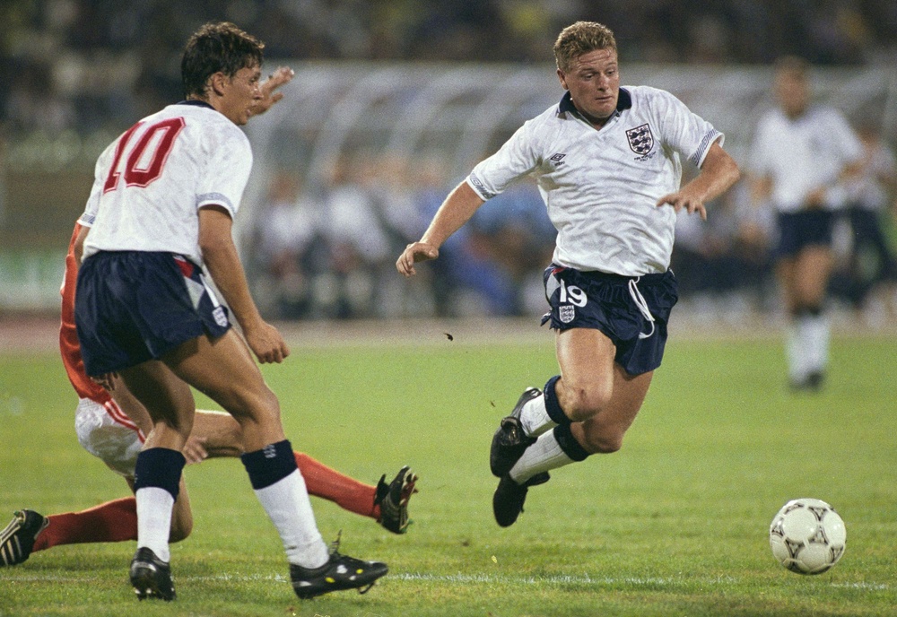 Paul Gascoigne, June 16th, 1990 in Sardigna, Italy (Hulton Archive)