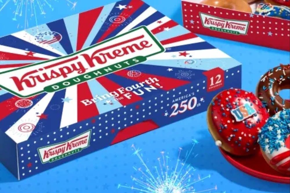 Krispy Kreme has launched its Fourth of July donut collection (Krispy Kreme)