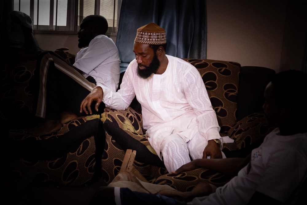 Moussa is now living in a safe house after being violently attacked because of his sexuality (Bel Trew/The Independent)