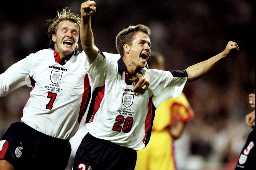 Michael Owen, 22 Jun 1998 in Toulouse, France (Getty Images)