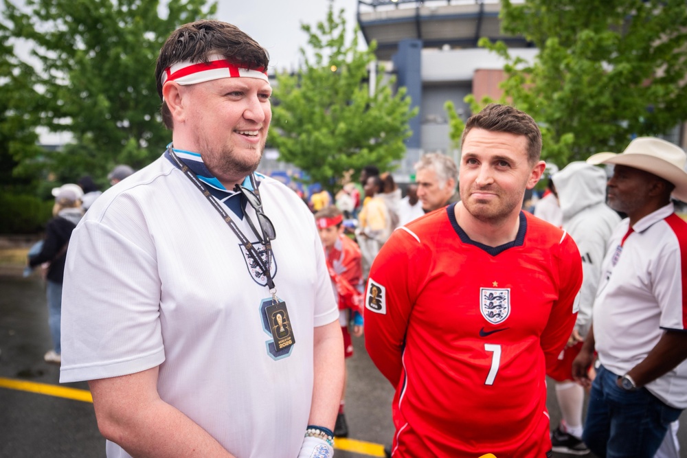 Freddie Kenison (left) and Sam Jeatar said they ‘heavily’ booed the hydration break (James Manning/PA) (PA Wire)