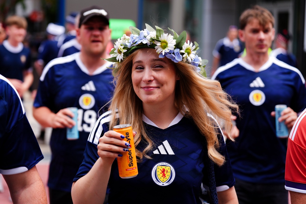 Scotland fans will be hoping for at least a point against Brazil (Andrew Milligan/PA) (PA Wire)