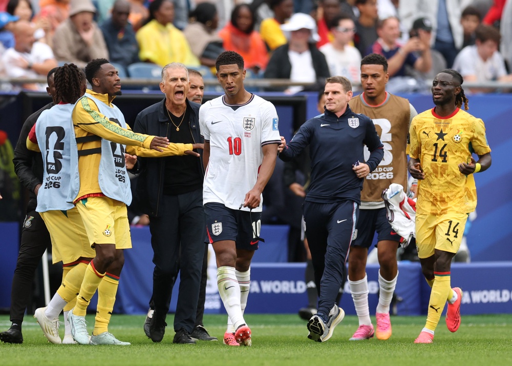 Image from: World Cup 2026 LIVE: VAR ‘on holiday’ as ‘lucky’ England react to World Cup setback against Ghana