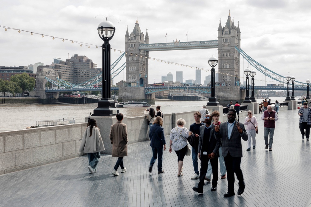 Tower Bridge is closed to visitors until Friday (AFP/Getty)