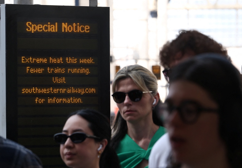 Some trains have been cancelled due to the heat (Reuters)