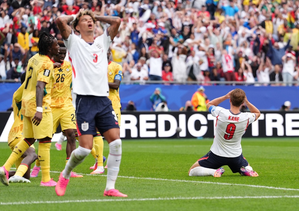England failed to break down a stubborn Ghana defence (PA Wire)
