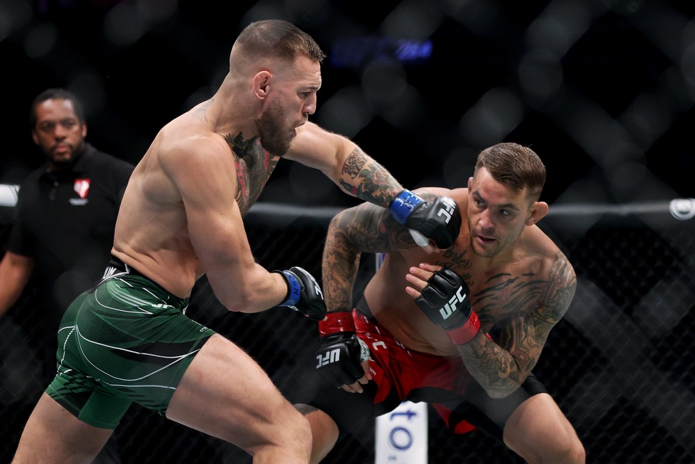 Poirier during his second win over Conor McGregor (Getty)