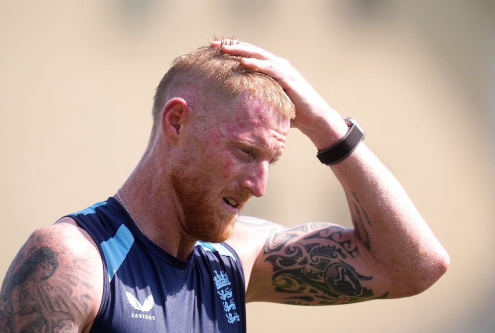 England’s Ben Stokes during a nets session at Trent Bridge (Mike Egerton/PA).