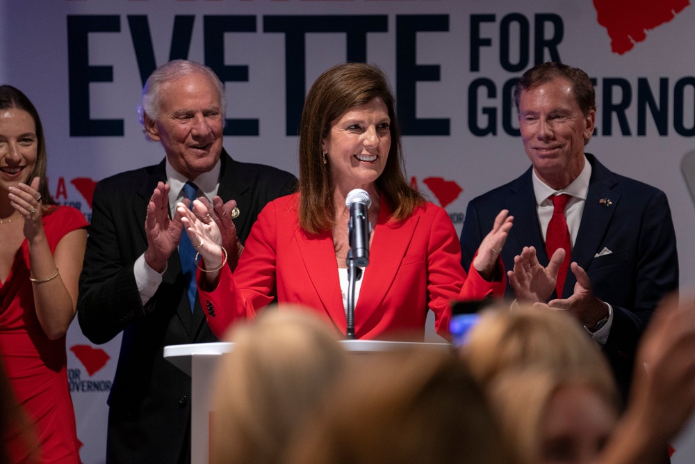 Pamela Evette, a former accountant and businesswoman, is the state’s first female lieutenant governor (Getty Images)