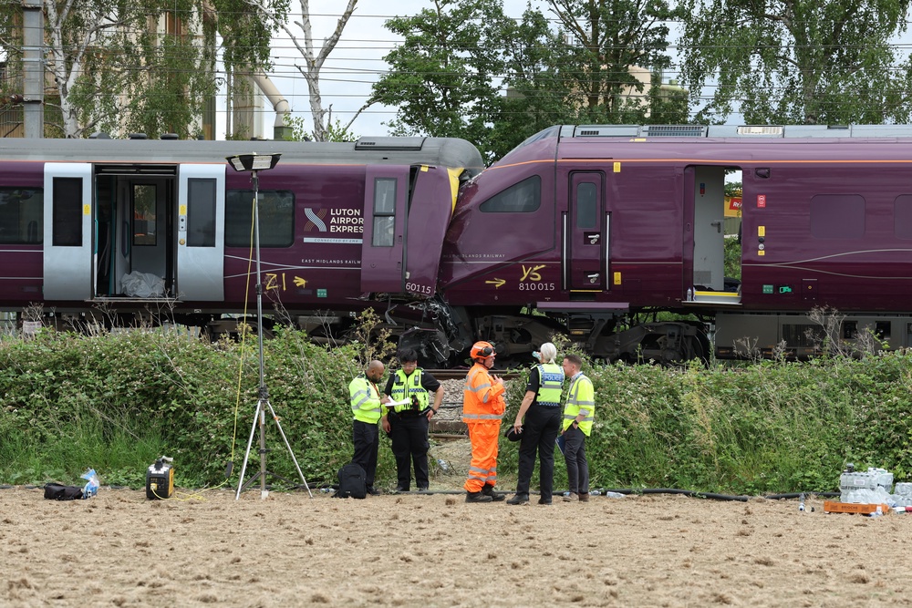The train’s speed had reduced to 49mph when the impact happened (Chris Radburn/PA) (PA)