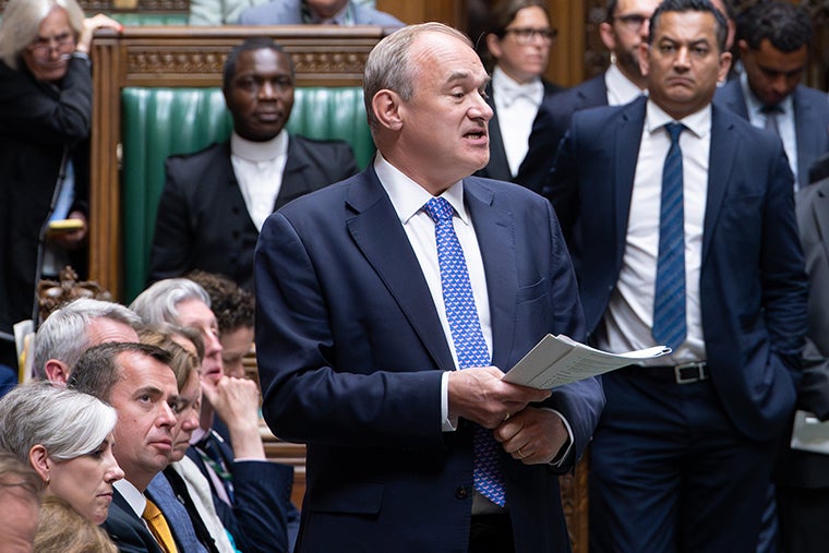 Sir Ed Davey is open to working with Mr Burnham (House of Commons)