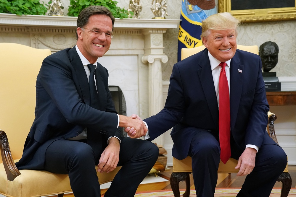 Rutte previously called Trump ‘daddy’ (Getty)
