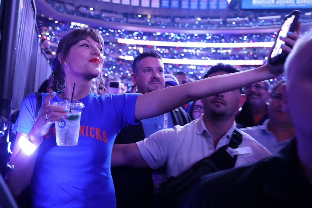Taylor Swift was most recently at Madison Square Garden for Game Four of the New York Knicks NBA finals (Getty Images)