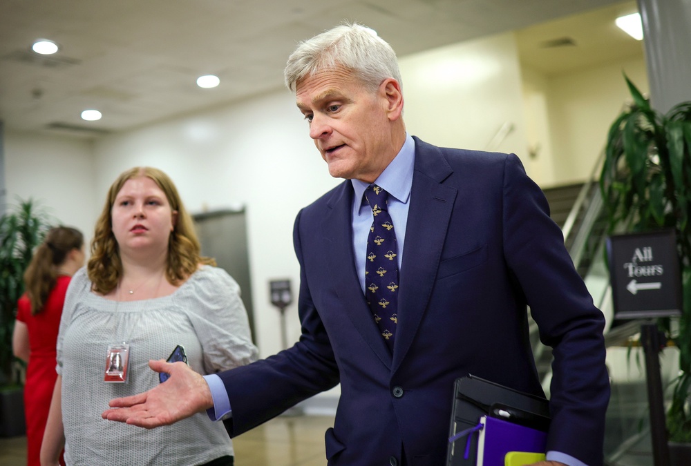 ‘You have not told the American people what’s going on,’ Cassidy reportedly told the president while sparring over the Iran war (Getty Images)