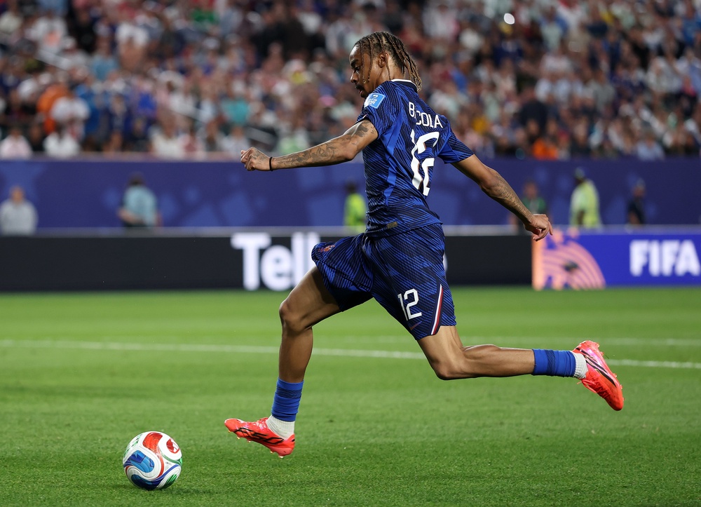 Bradley Barcola could leave PSG (Getty)