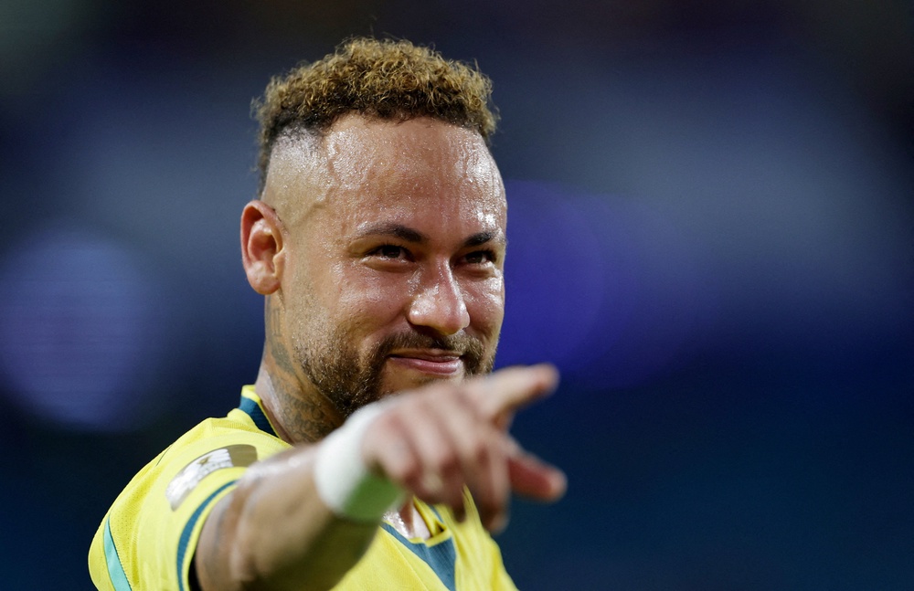 Neymar made his first appearance at the 2026 World Cup on Wednesday (Reuters)