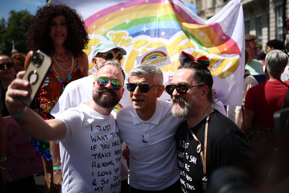 Image from: London Pride live: Thousands to line streets for iconic LGBTQ+ march