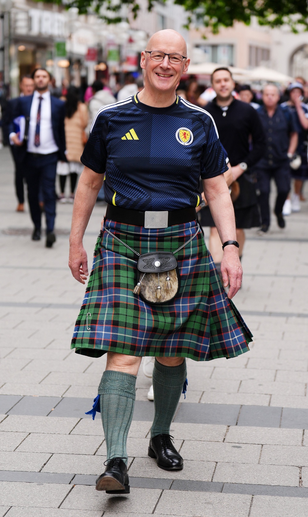John Swinney said Scotland is proud of the national team and the Tartan Army (Andrew Milligan/PA)