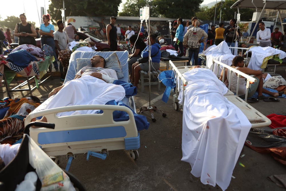 Image from: Venezuela earthquake latest: More than 30,000 missing and 164 killed amid fears death toll will soar