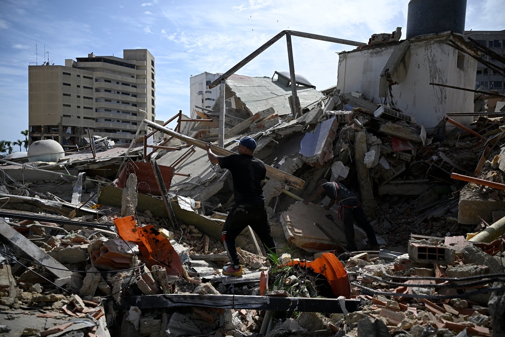 The ‘double’ earthquake was Venezuela's largest in over a century (AFP/Getty)