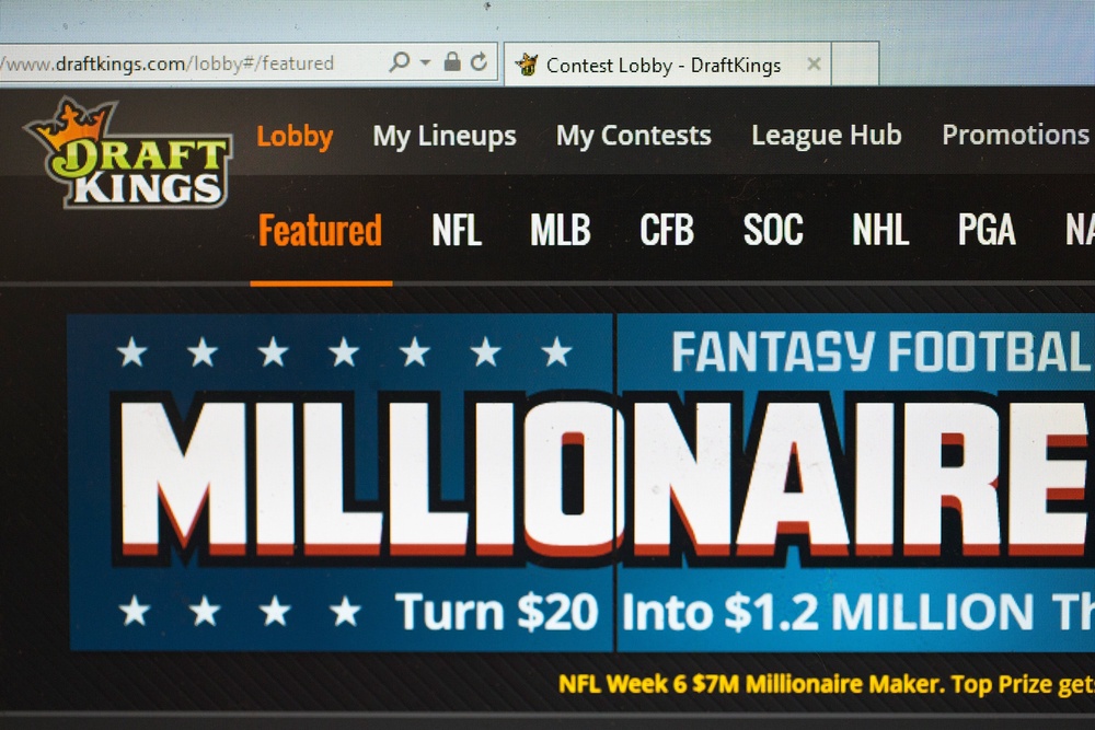 An Illinois man claims his life was ruined by the DraftKings sports betting app (Getty)