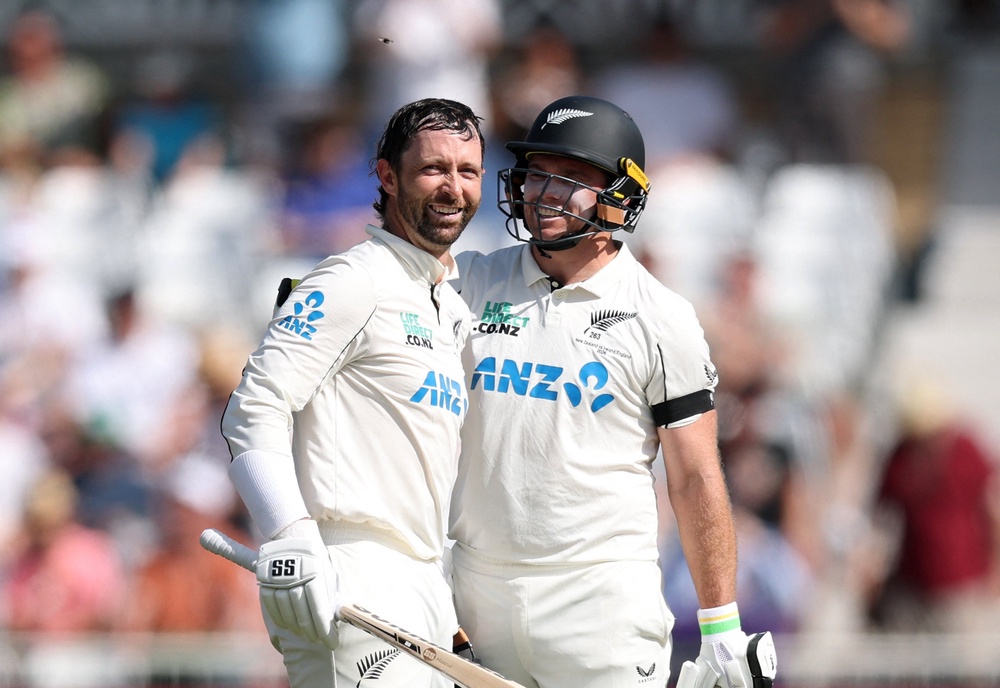 Devon Conway and Tom Latham were superb for the Black Caps (Reuters)