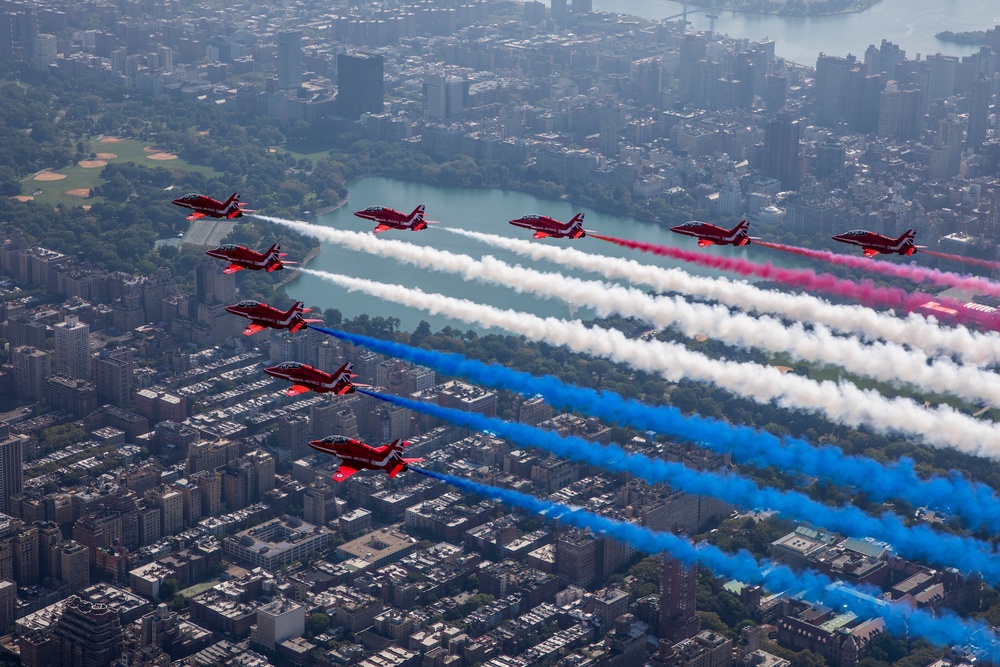 The Red Arrows last toured the US in 2019 (Sgt Ashley Keates/RAF/MoD) (PA Media)