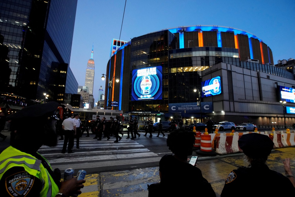 Taylor Swift and Travis Kelce are rumored to be tying the knot at Madison Square Garden over the July 4 weekend (Reuters)