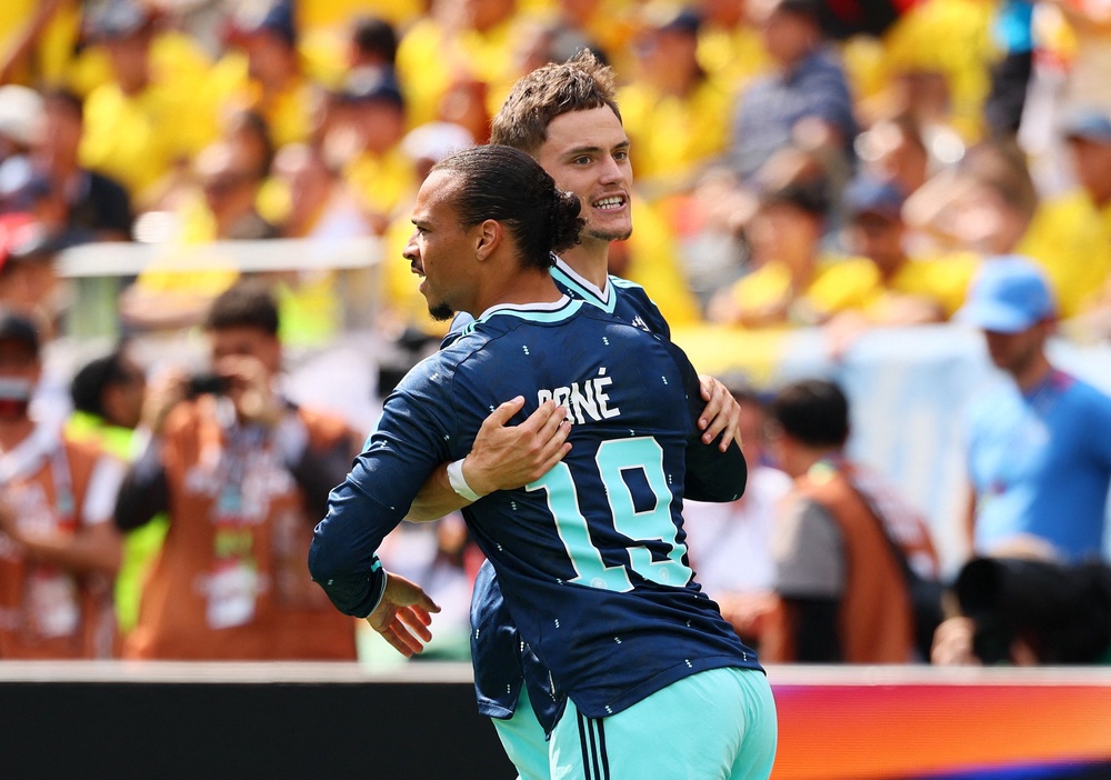 Germany made the perfect start with Leroy Sane’s goal (Reuters)